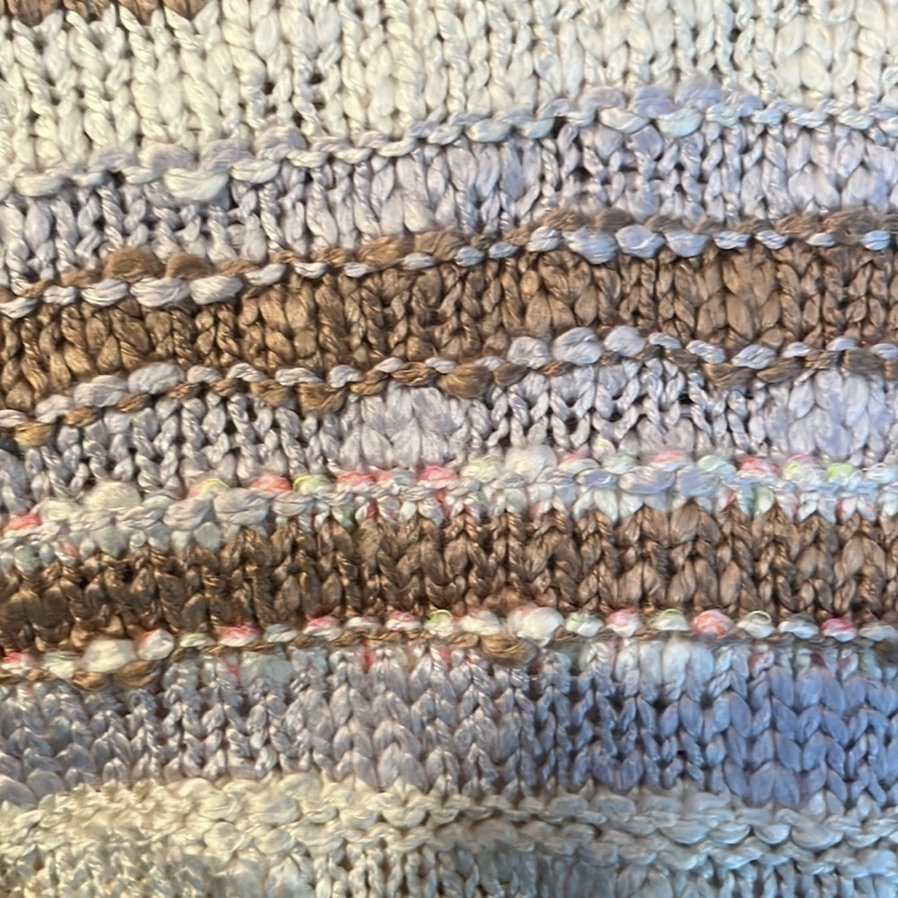 CES FEMME V NECK MULTI-COLOR THREAD
MIXED SWEATER NEW - Picture 8 of 13